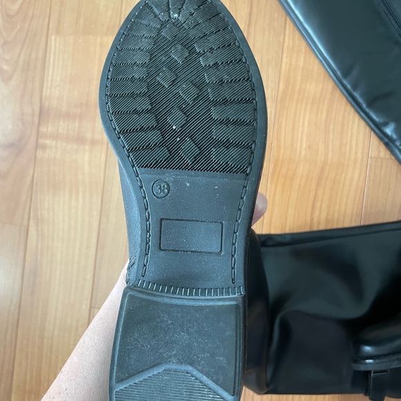 steve madden leather calf high boots - Picture 2 of 4